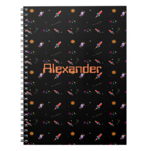 Carnet Space Rocket Boys School Personal