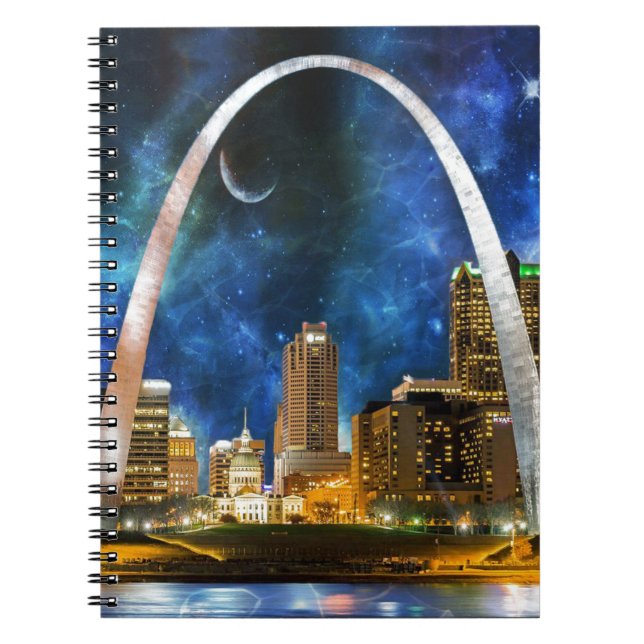Carnet Spacey St. Louis Skyline (Devant)