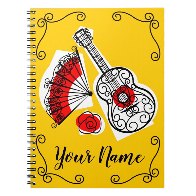 Carnet Spanish Souvenirs Corners Name notebook (Devant)