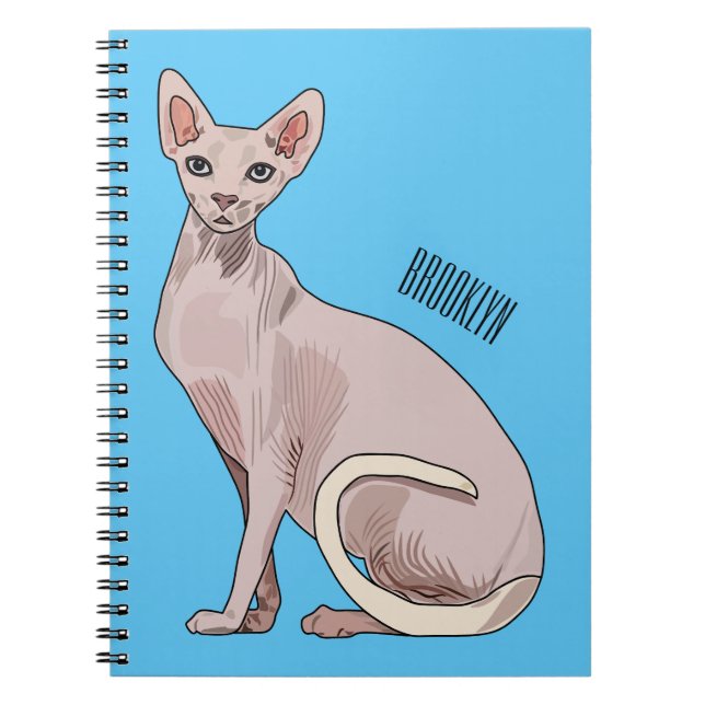 Carnet Sphynx cat (Devant)