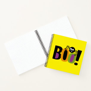 Carnet Spider BOO Halloween