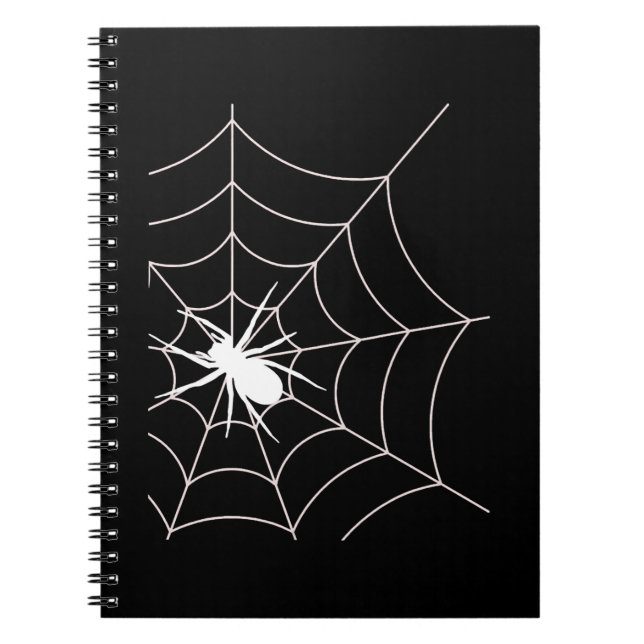 Carnet Spider Web Grossesse Faire-part Halloween (Devant)
