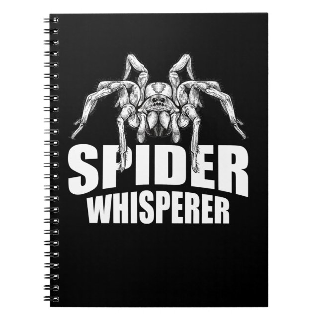 Carnet Spider Whisperer Halloween Tarantula Spider Cadeau (Devant)