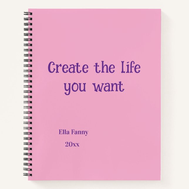 Carnet spiral (Devant)