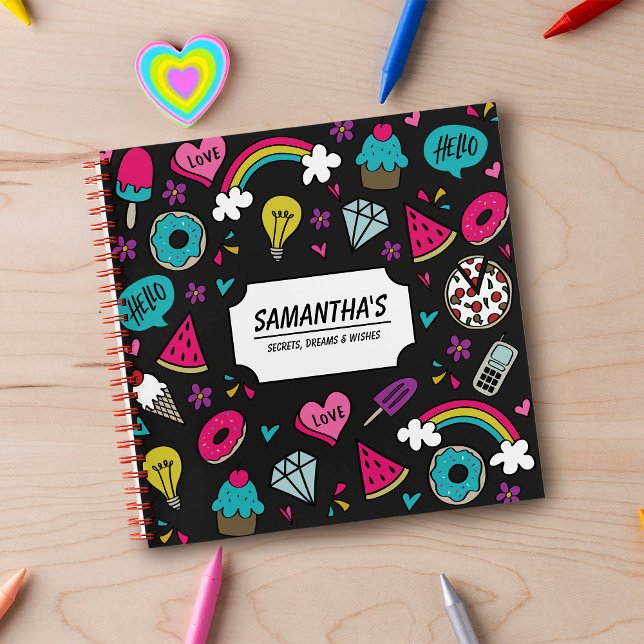 Carnet spiral (Secrets Dreams and Wishes Teen Diary)