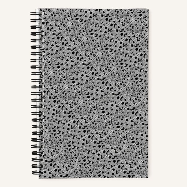 Carnet spiral à pointes noires (Recto)