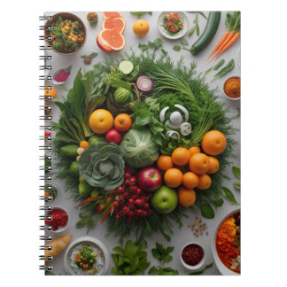 Carnet Spiral À Thème Alimentaire Personnalisé