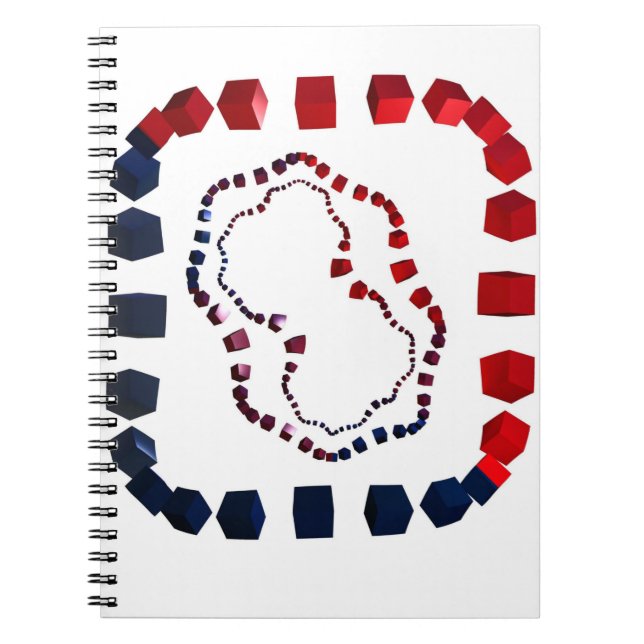 Carnet spiral à trois voies (Devant)