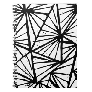 Carnet spiral Abstrait triangles Lino