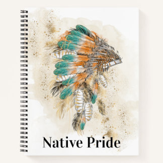 Carnet Spiral Amérindien