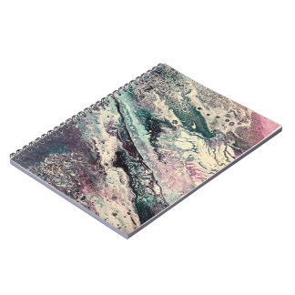 Carnet spiral avec Johnson Abstrait Artwork