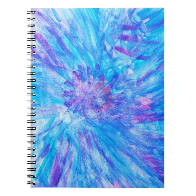 Carnet spiral avec peintures originales (Devant)