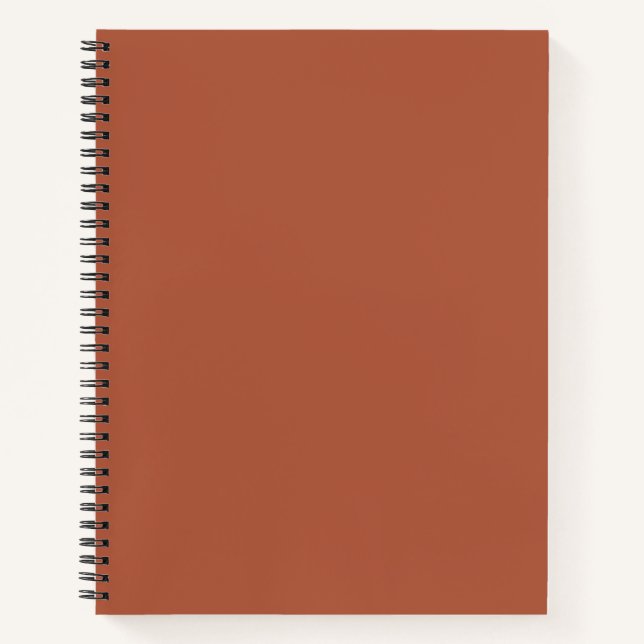 Carnet spiral Brown couleur Crayon (Devant)