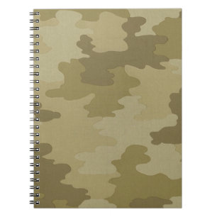 Carnet spiral Camouflage Lumière