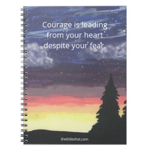 Carnet spiral - Citation de courage, Little Shot