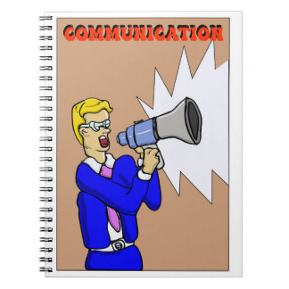 Carnet spiral - communication (Caderno-comunicado)