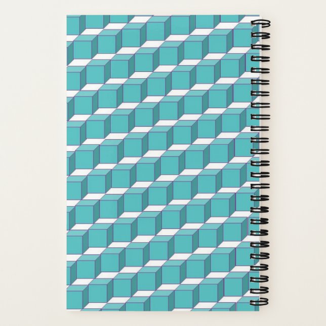 Carnet Spiral Cube personnalisé (Verso)