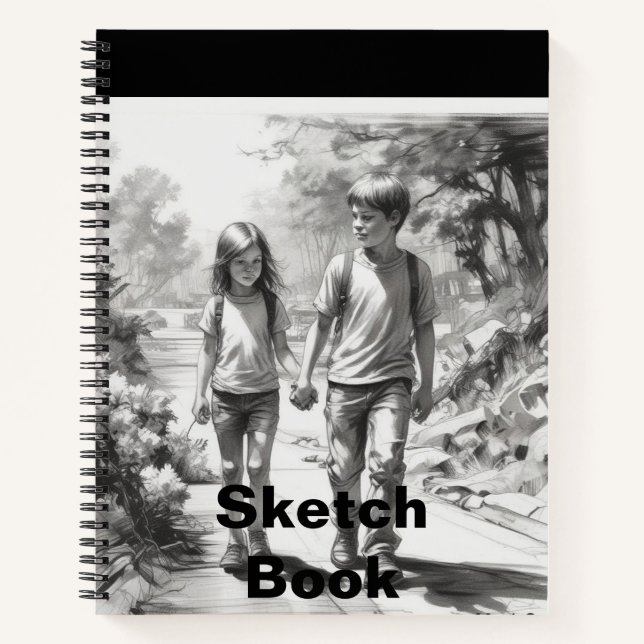 carnet spiral de 8,5 po x 11 po Couverture souple (Devant)
