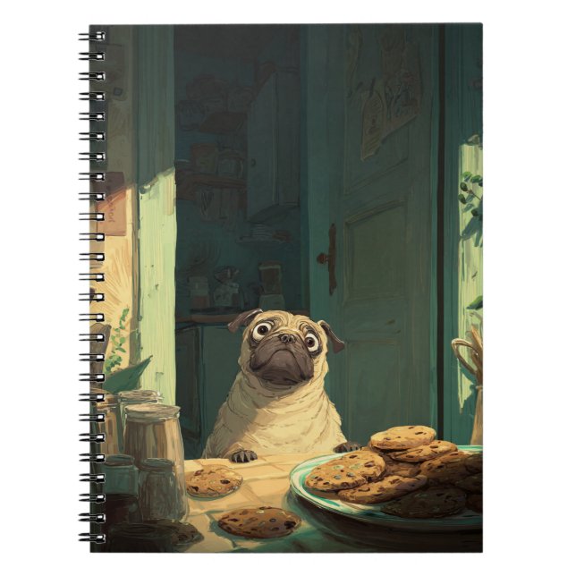 Carnet spiral de Carlin Cookie Thief (Devant)