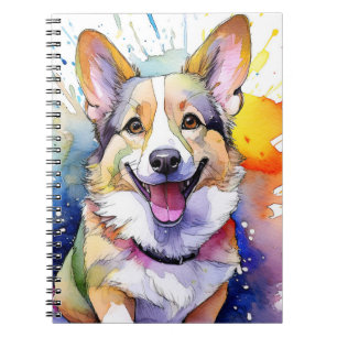 Carnet spiral de Chien de Corgi
