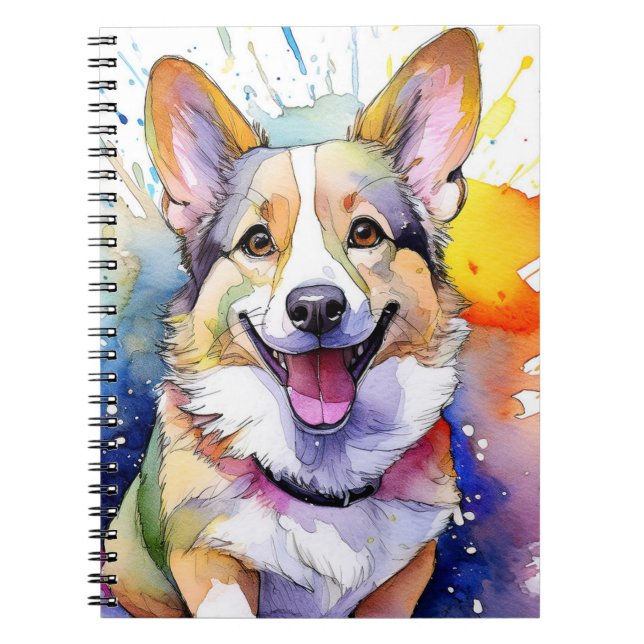 Carnet spiral de Chien de Corgi (Devant)