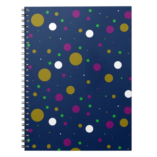 Carnet spiral de Confetti chromatique (Devant)