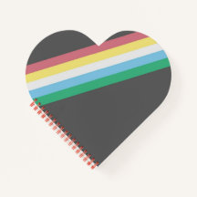 Carnet Spiral de drapeau de la Fierté pour personn