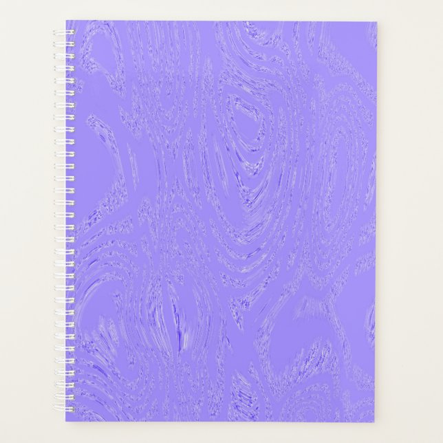 Carnet spiral de glace violet (Devant)