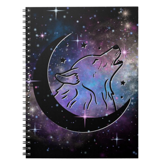 Carnet spiral de la Lune de loup (Devant)