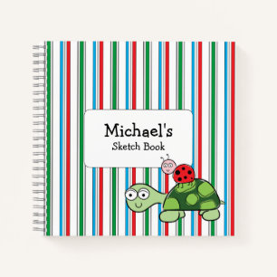 Carnet Spiral de la Tortue molle Ladybug
