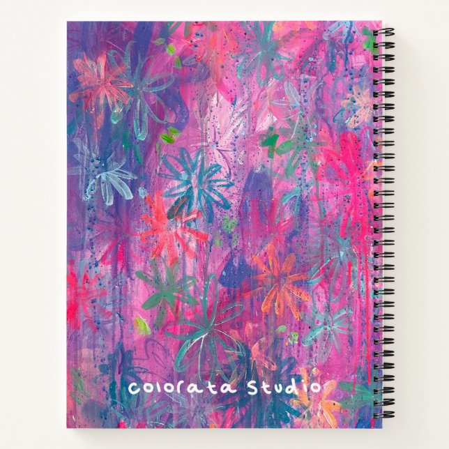 Carnet spiral de l'aube printanière (Dos)