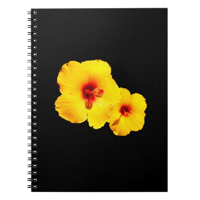 Carnet spiral de l'Hibiscus jaune (Devant)