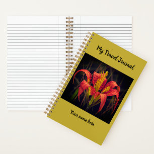 Carnet spiral de pin Lily