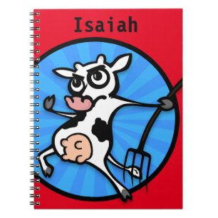 Carnet SPIRAL DE VACHE DE DESSIN FUNNY