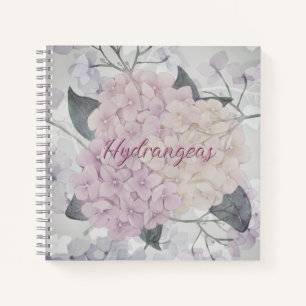 Carnet spiral des Hydrangées