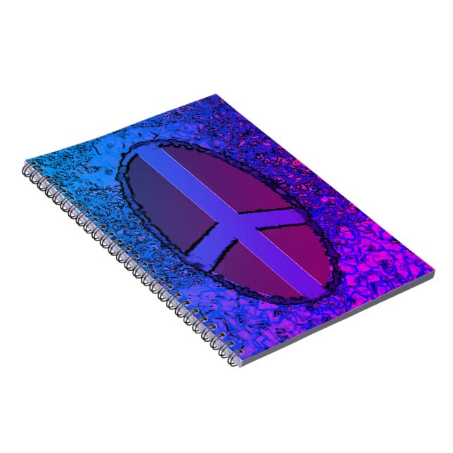 Carnet Spiral des signes de paix de Miami (Côté Droit)