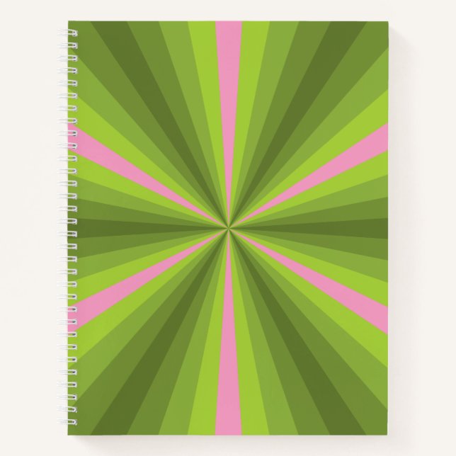 Carnet spiral d'illusion de printemps (Devant)
