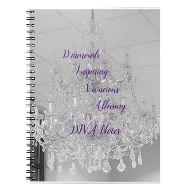 CARNET spiral DIVA Life Lights (Devant)