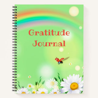 Carnet Spiral du Journal de Gratitude du printemps