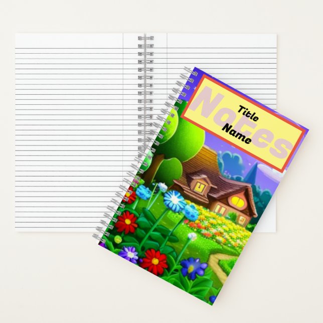 Carnet spiral du monde de fleurs (À l'intérieur)