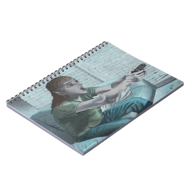 Carnet spiral Elf Video Gamer (Côté gauche)