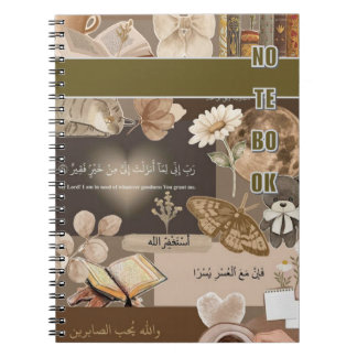 Carnet spiral esthétique vintage