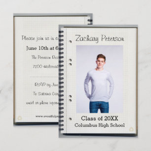 Carnet spiral - Faire-part de 3x5