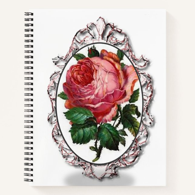 Carnet spiral floral (Devant)