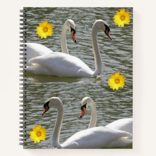 Carnet spiral floral