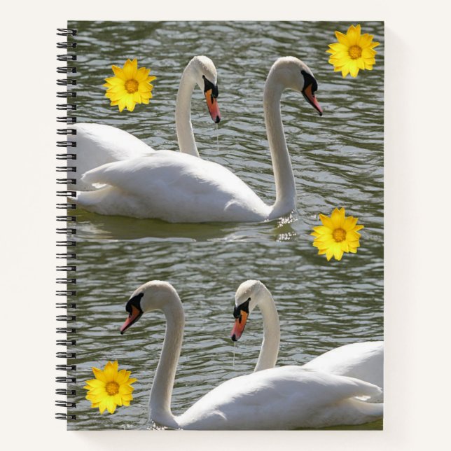 Carnet spiral floral (Devant)