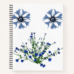 Carnet spiral floral