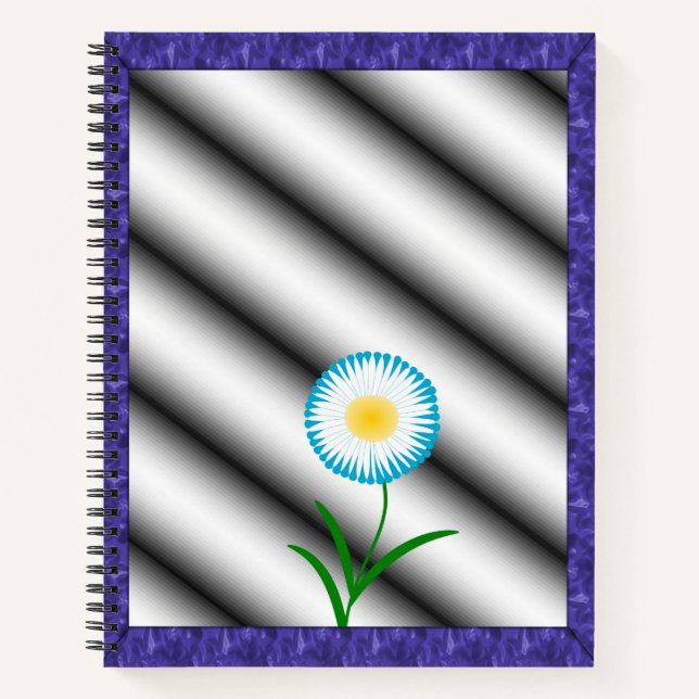 Carnet spiral floral (Devant)