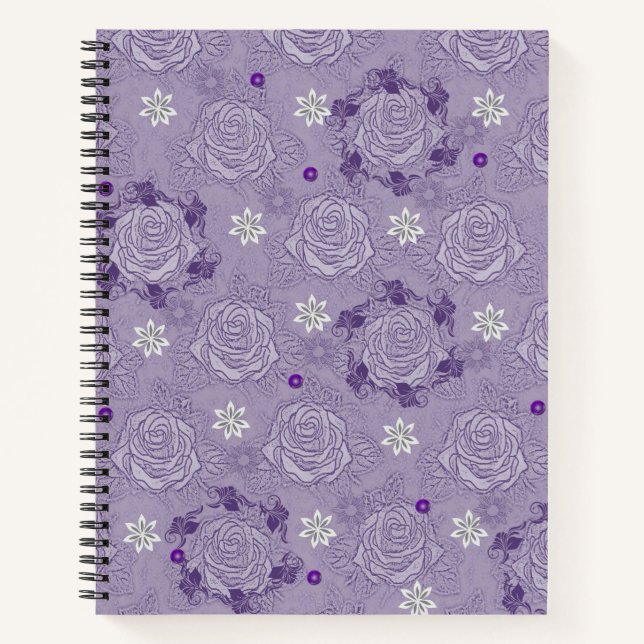 Carnet spiral floral (Devant)