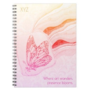 Carnet spiral Flutterby Papillon
